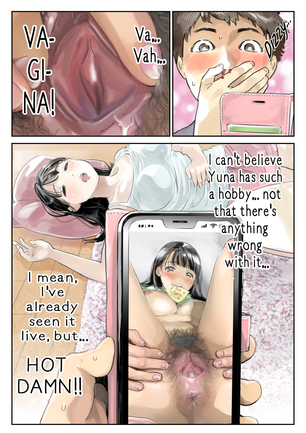 Hentai Manga Comic-I Just Snooped through Her Smartphone-Chapter 1-27